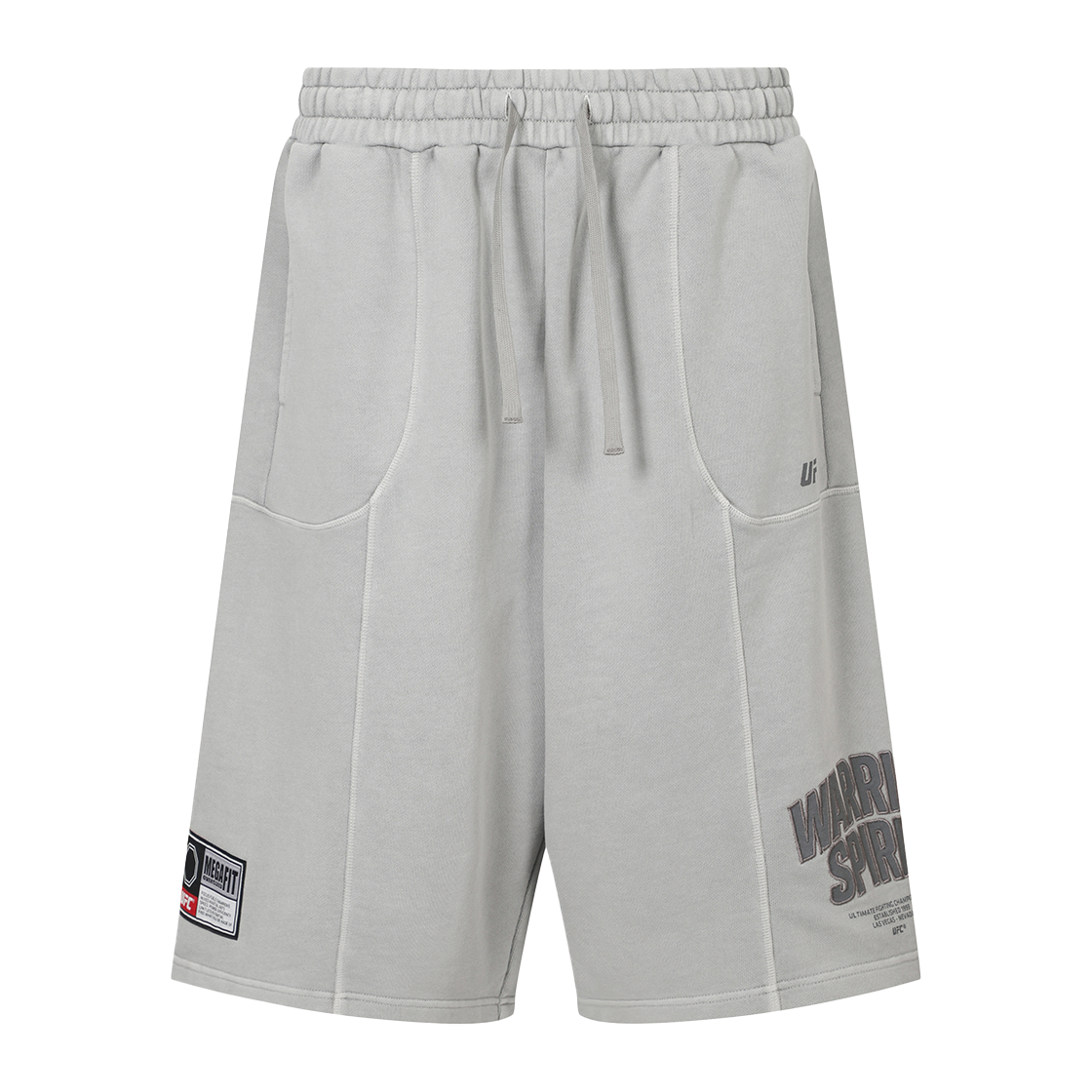 유에프씨 스포츠 다잉 3.0 메가핏 버뮤다 쇼츠 얼티밋 그레이 U2SPX2308UG(UFC SPORT Dyeing 3.0 Mega Oversized Fit Bermuda Shorts Ultimate Grey) - 2