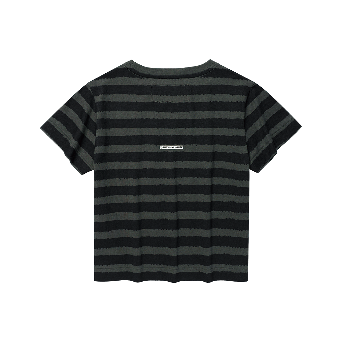 더바이닐하우스 블리드 스트라이프 티셔츠 블루(Thevinylhouse Bleed Stripe Tee Blue) - 4
