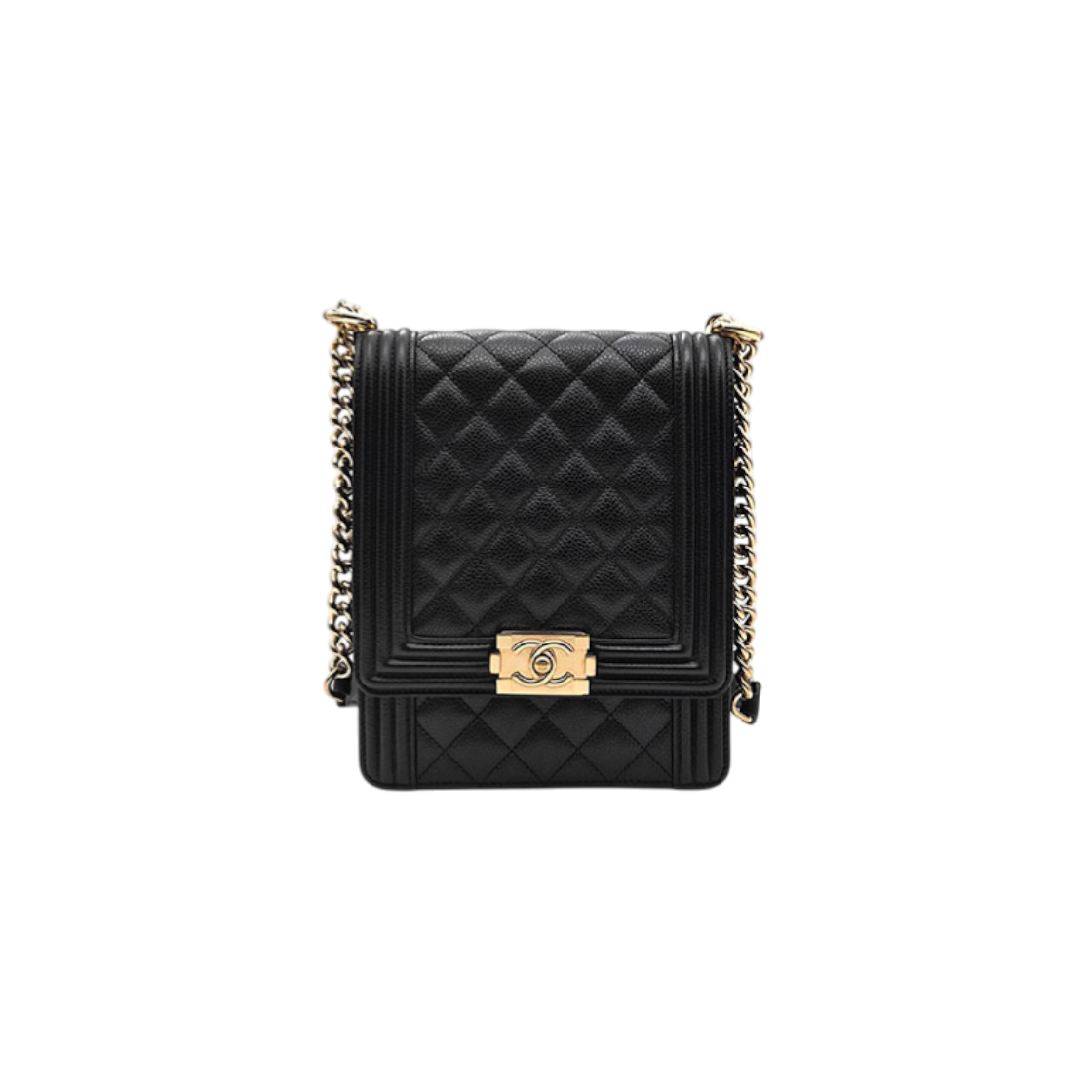 ITJV73997WTQ Chanel Caviar Boy Vertical Flap Bag