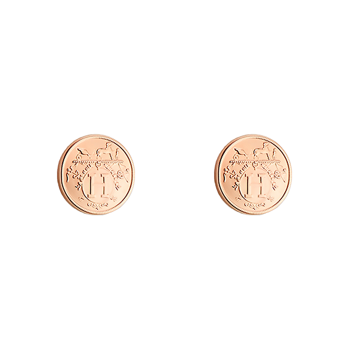 ITADLCLK3NSH Hermes Ex-Libris X-Small Earrings H120544B 00
