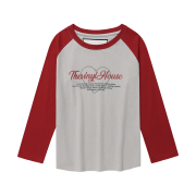 Thevinylhouse Love Raglan Ls Tee (W) Grey