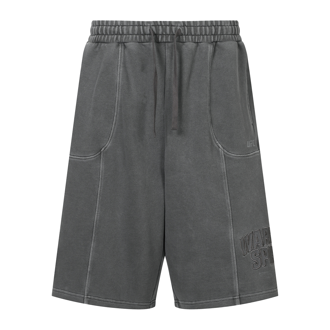 유에프씨 스포츠 다잉 3.0 메가핏 버뮤다 쇼츠 챠콜 U2SPX2308CH(UFC SPORT Dyeing 3.0 Mega Oversized Fit Bermuda Shorts Charcoal) - 2