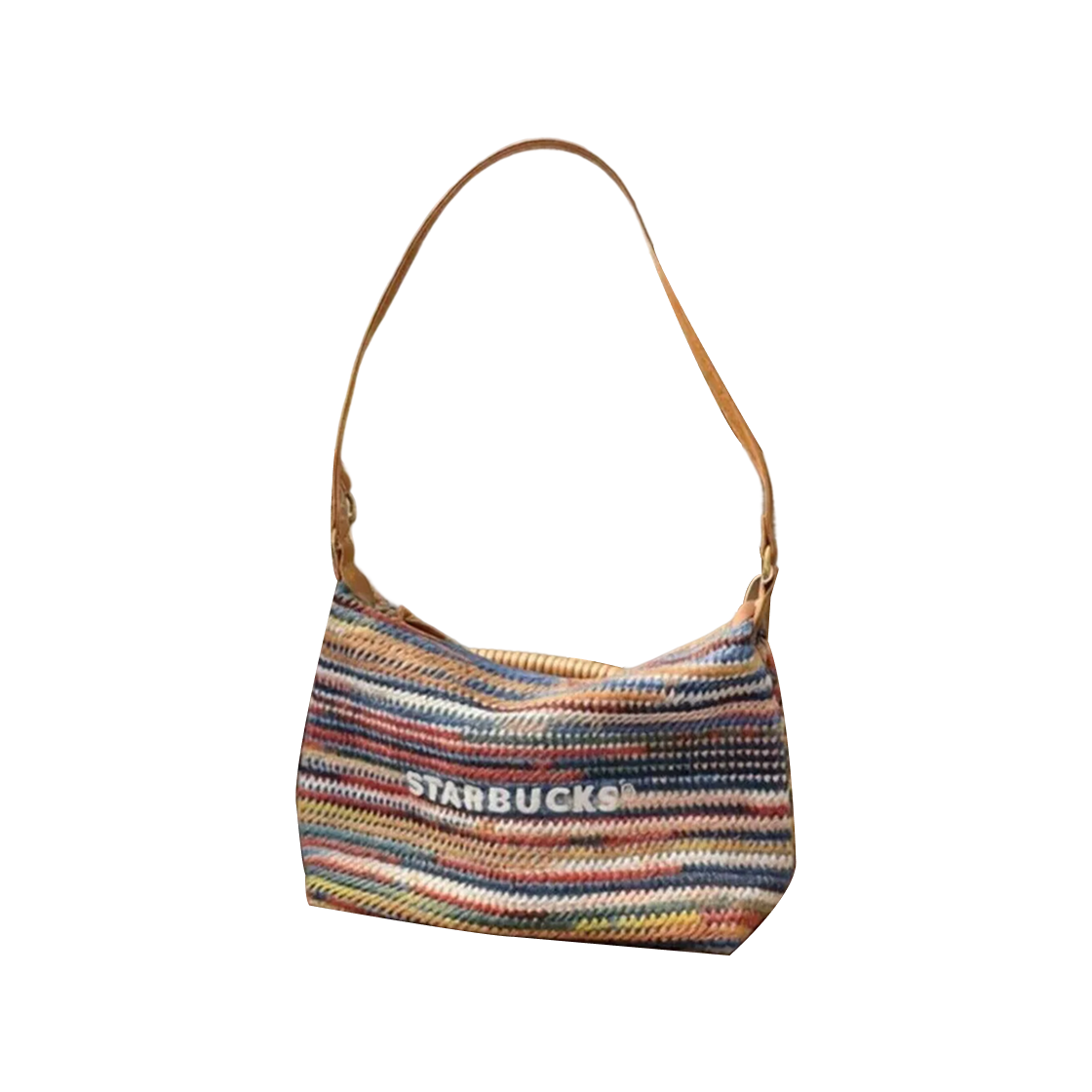 스타벅스 중국 2026 스프링 니트백 레인보우(Starbucks China 2026 Spring Knit Bag Rainbow)