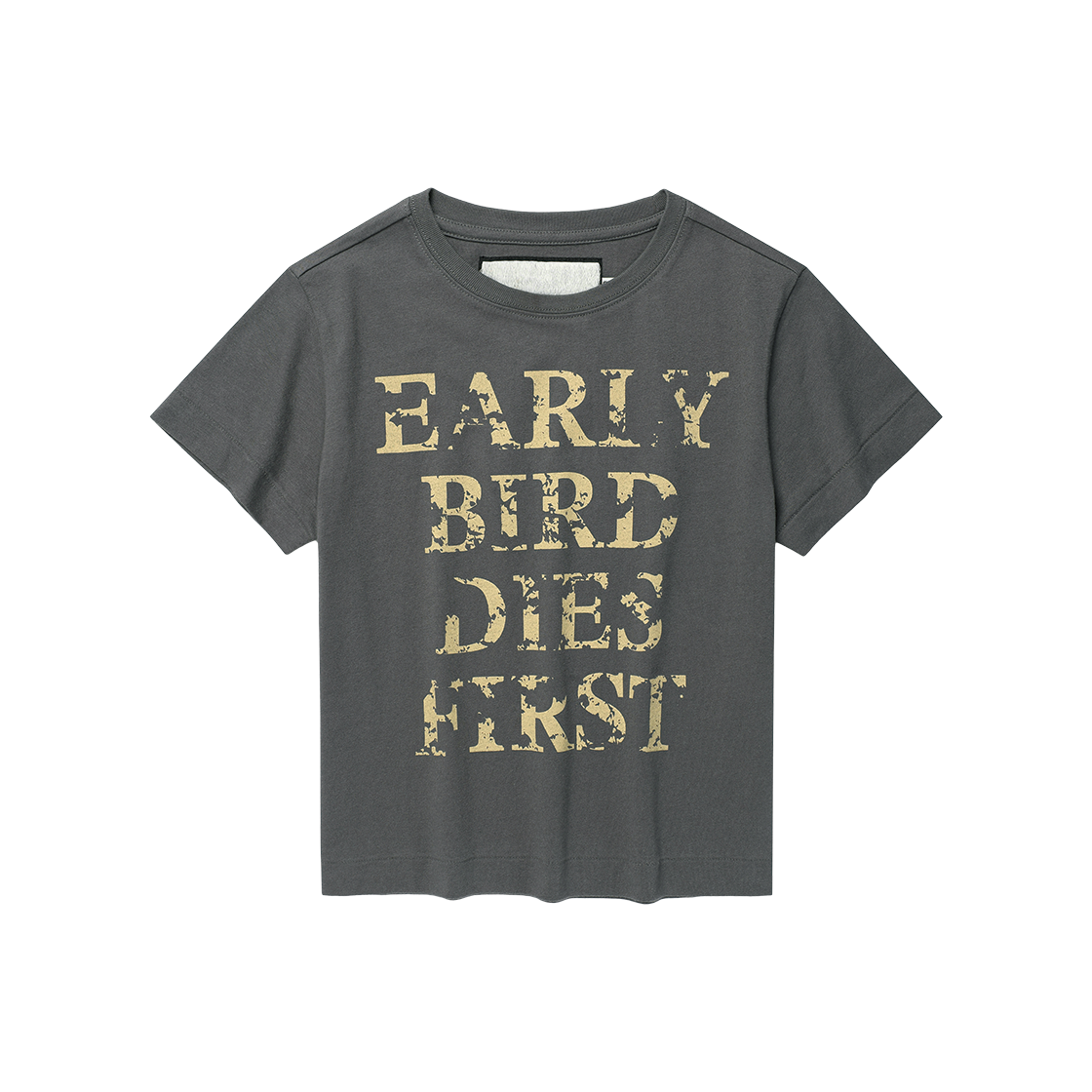 더바이닐하우스 얼리 버드 다이즈 티셔츠 차콜(Thevinylhouse Early Bird Dies Tee Charcoal) - 3