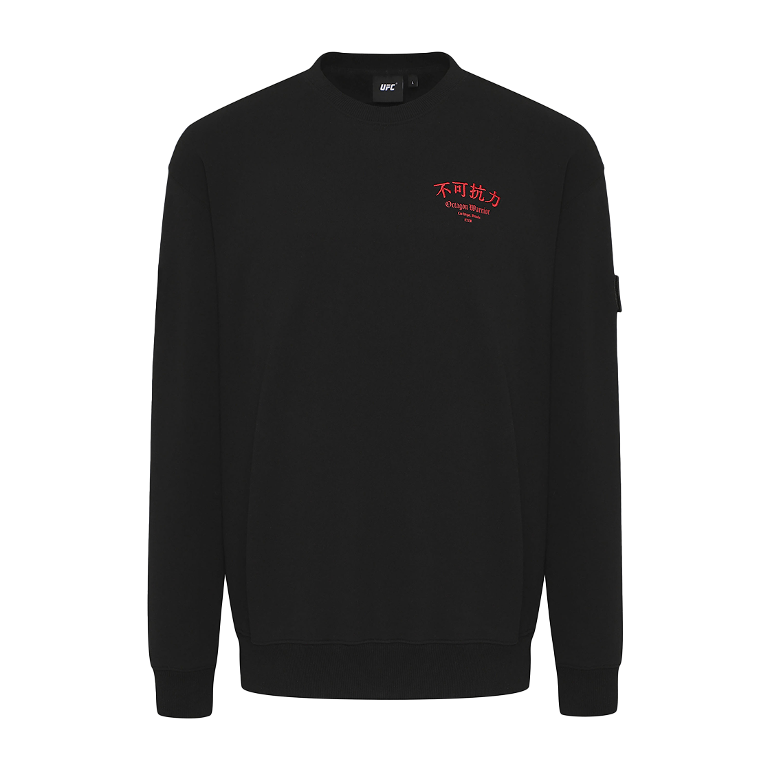 유에프씨 스포츠 불가항력 릴렉스핏 맨투맨 블랙 U2SWX1302BK(UFC SPORT Undeniable Force Relaxed Fit Sweatshirt Black) - 3