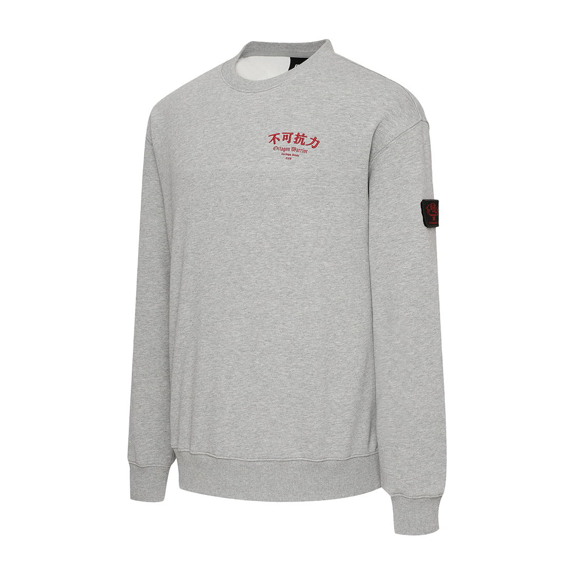 유에프씨 스포츠 불가항력 릴렉스핏 맨투맨 멜란지 그레이 U2SWX1302MG(UFC SPORT Undeniable Force Relaxed Fit Sweatshirt Melange Grey) - 2