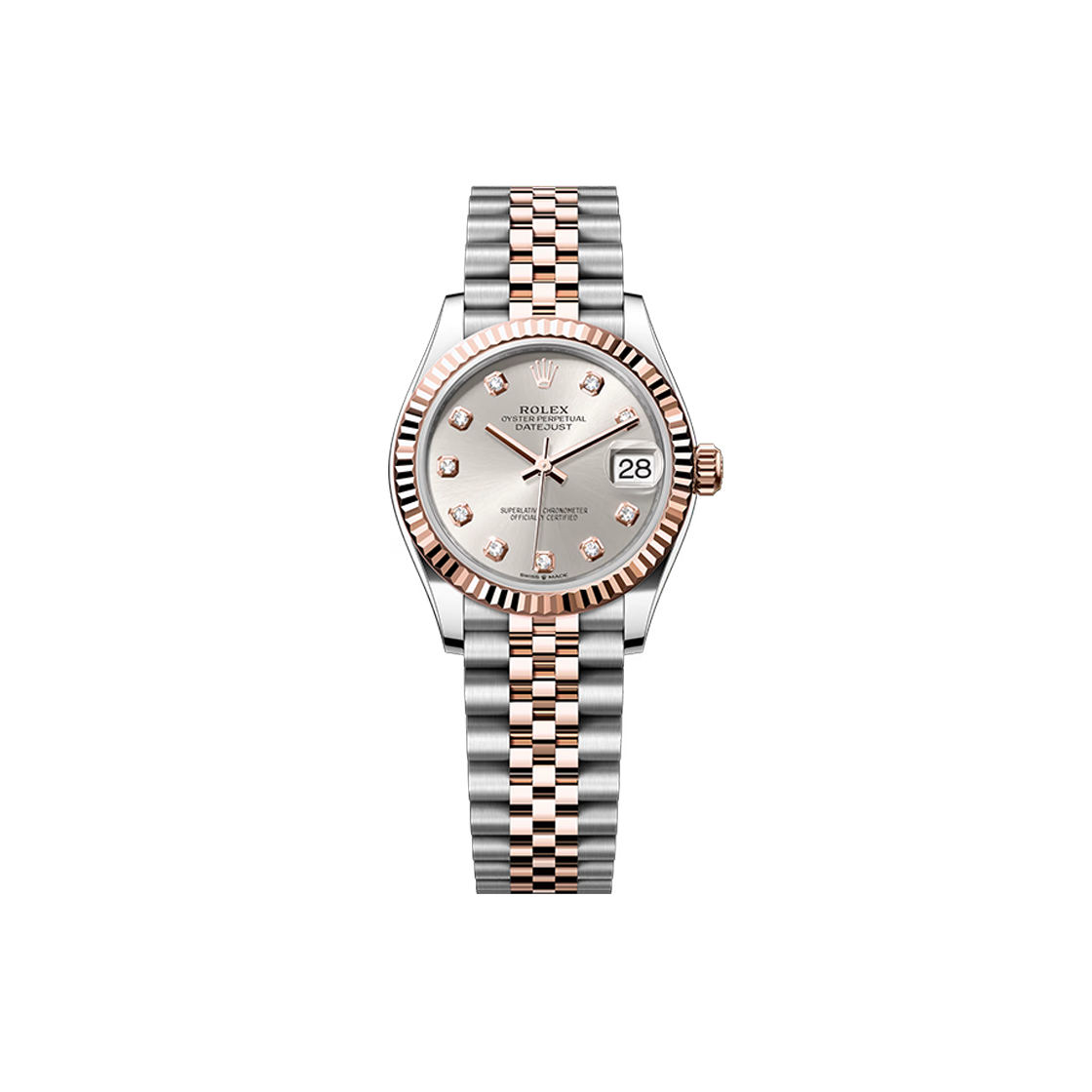 ITIOHVPTJ6JC Rolex Datejust 31 - 278271 Silver 10P Jubilee No. 7613