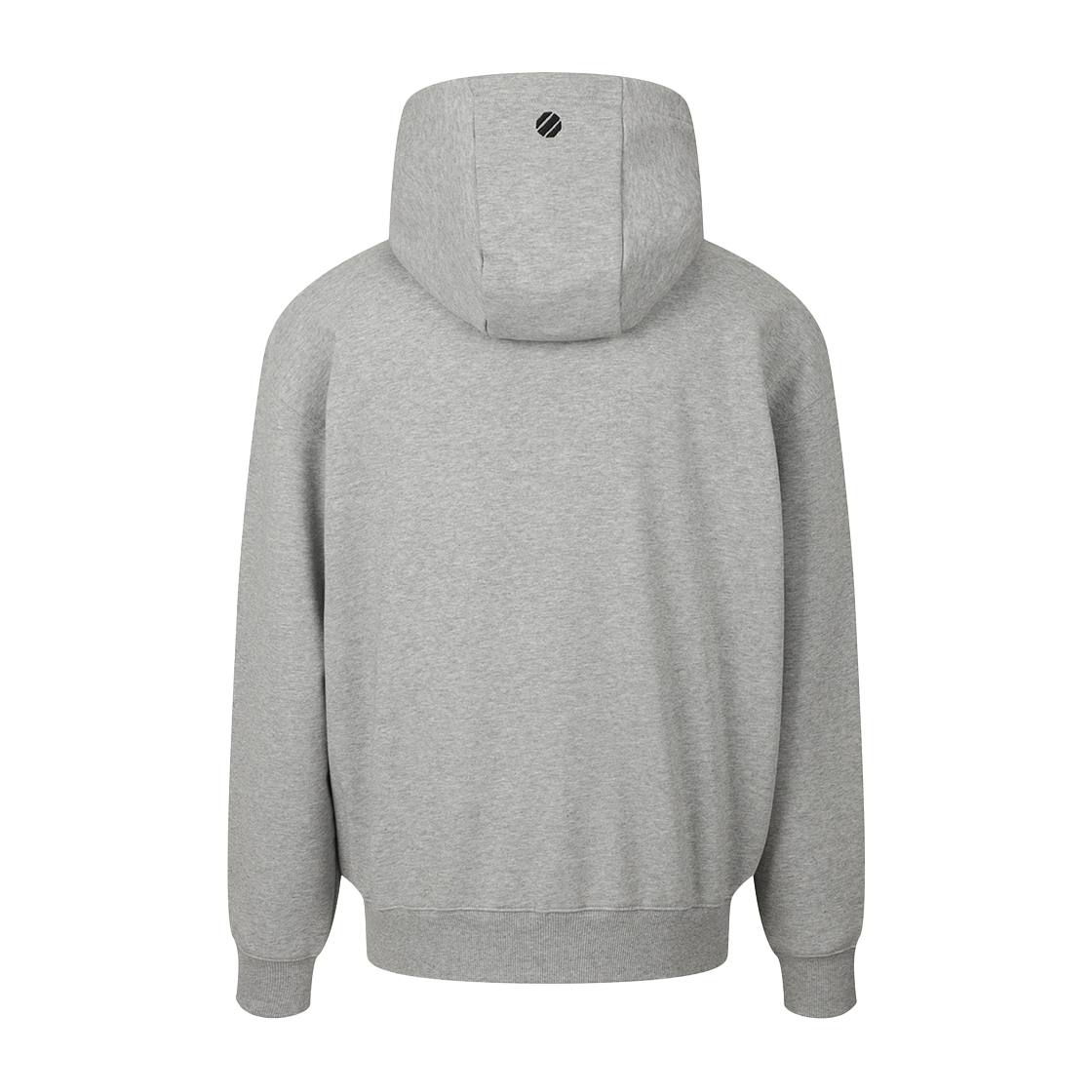 유에프씨 스포츠 챔프 스폰 오버핏 후드 집업 멜란지 그레이 U2HDX1306MG(UFC SPORT Champ Spon Oversized Fit Hoodie Zip-Up Black Melange Grey) - 3