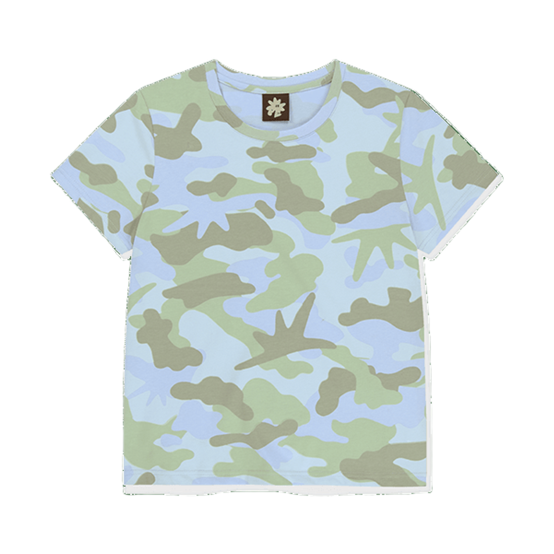 [트리플적립] 썬러브 우먼스 카모 티 라이트 블루