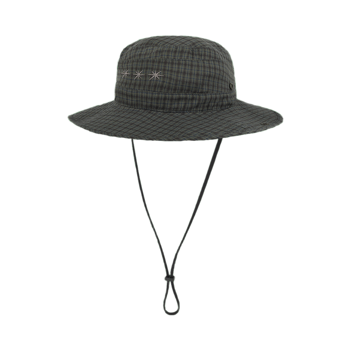 [더블적립] 썬러브투어 체크 파이오니어 버킷 햇 브라운([더블적립] sunlovetour Check Pioneer Bucket Hat Brown)