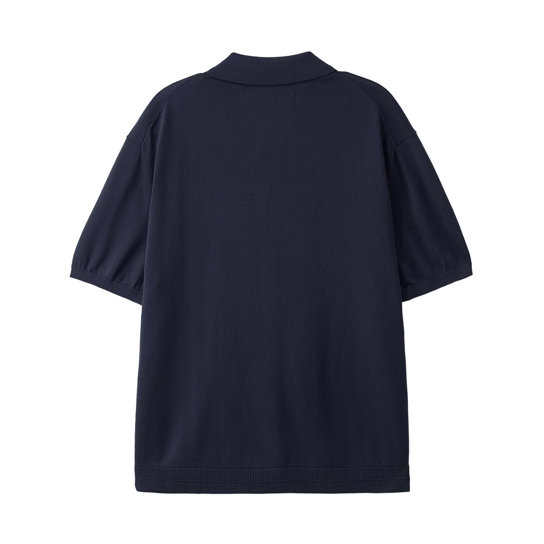 세터 칼라 하프 니트 가디건 네이비(SATUR Collar Half Knit Cardigan Navy) - 2