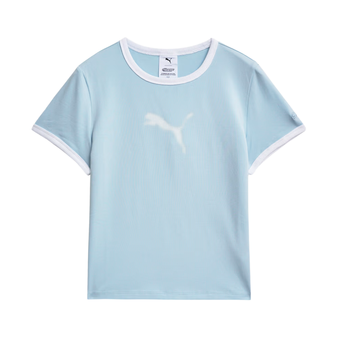 (W) 푸마 x 파워퍼프걸 숏슬리브 링거 티셔츠 루사이트((W) Puma x The Powerpuff Girls S/S Ringer T-Shirt Lucite) - 2