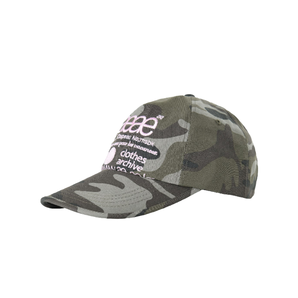 [오프라인 전용] 에이이에이이 우먼 웹 로고 카모 5 패널 캡 그린 - 26SS([오프라인 전용] AEAE Women Web Logo Camo 5 Pannel Cap Green - 26SS) - 3