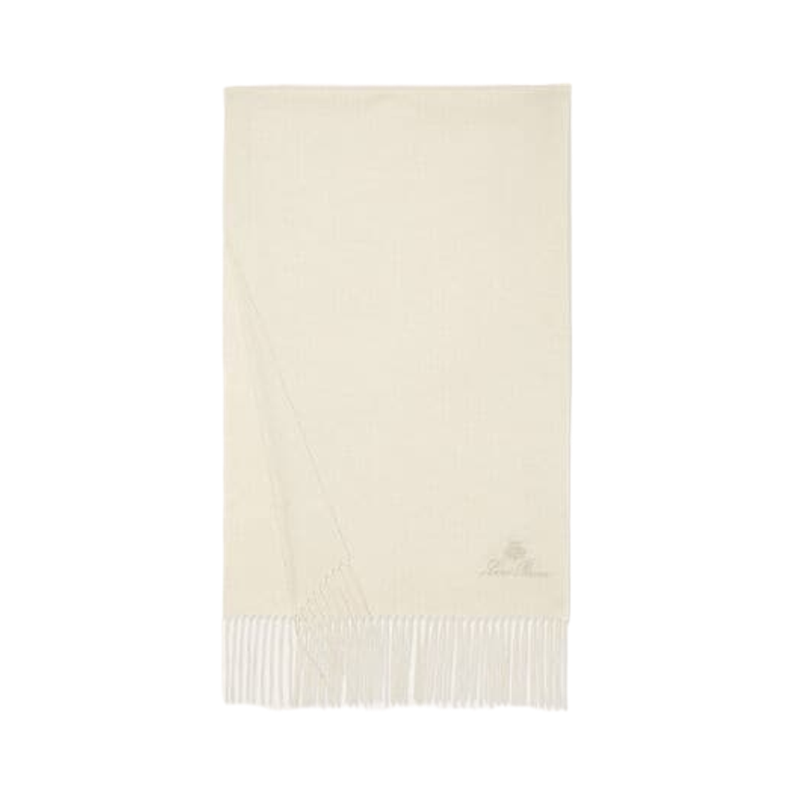 FAP1950-A193 Loro Piana Leggera Grande Unita Cashmere Scarf Natural Melange