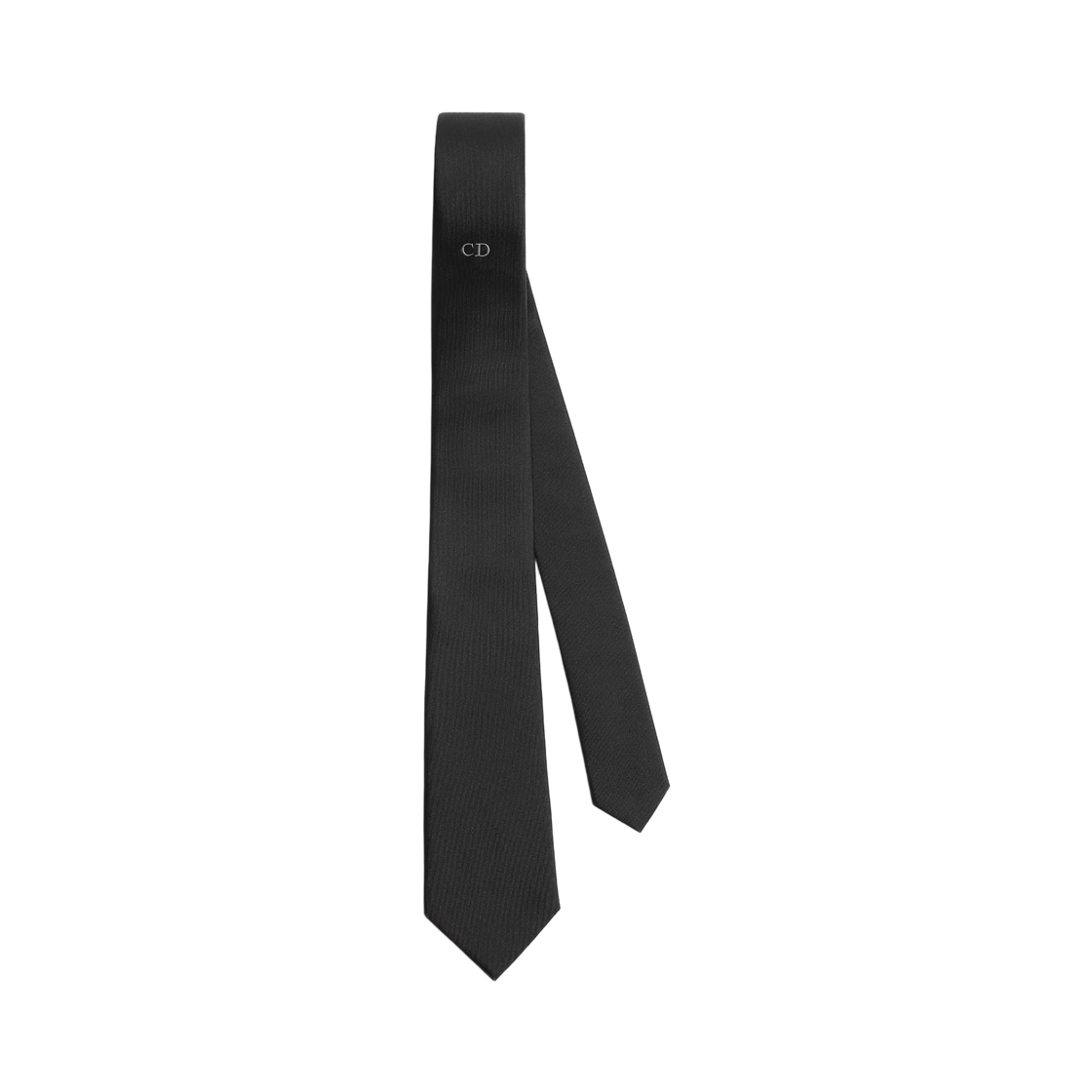 디올 CD 아이콘 타이 실크 블랙(Dior CD Icon Tie Silk Black)