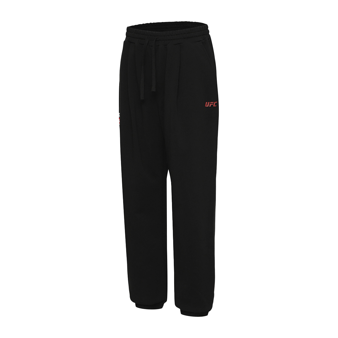 U2LPX1303BK UFC SPORT Standard Oversized Fit Jogger Pants Black