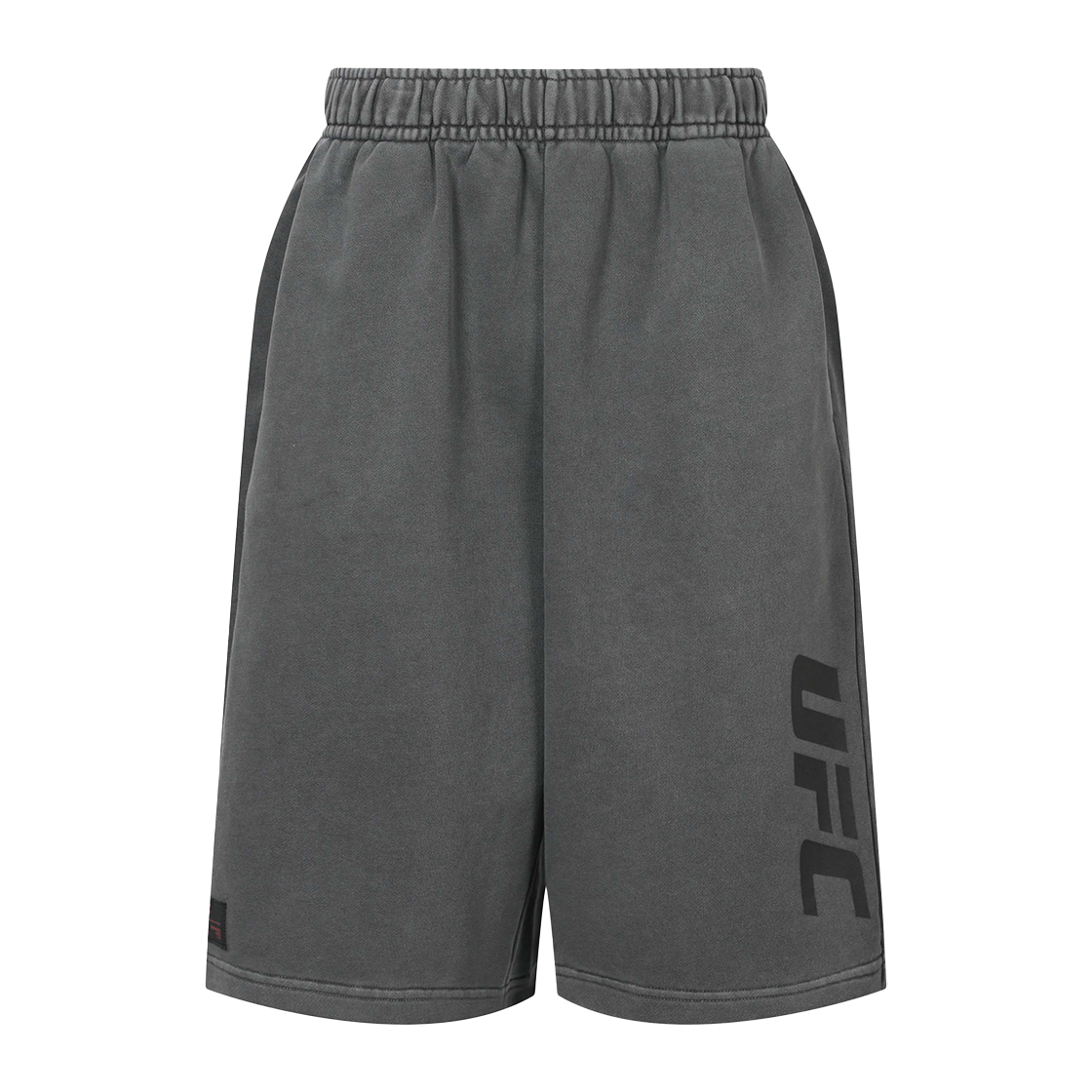 유에프씨 스포츠 빅로고 다잉 메가핏 버뮤다 쇼츠 챠콜 U2SPX2321CH(UFC SPORT Big Logo Dyeing Mega Oversized Fit Bermuda Shorts Charcoal) - 2