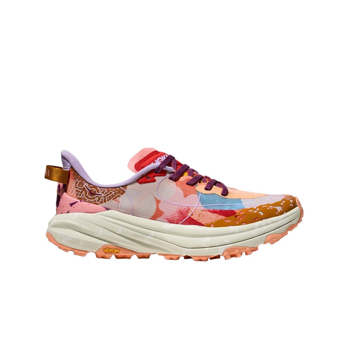 1174390-CMRN Hoka x Studio Proba Speedgoat 6 Cadmium Orange Whispering Green