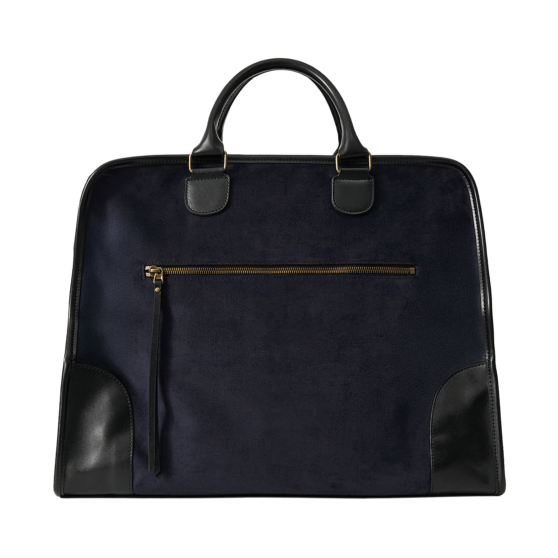 세터 베로나 신세틱 스웨이드 빅 보스턴 백 네이비(SATUR Verona Synthetic Suede Big Boston Bag Navy) - 2