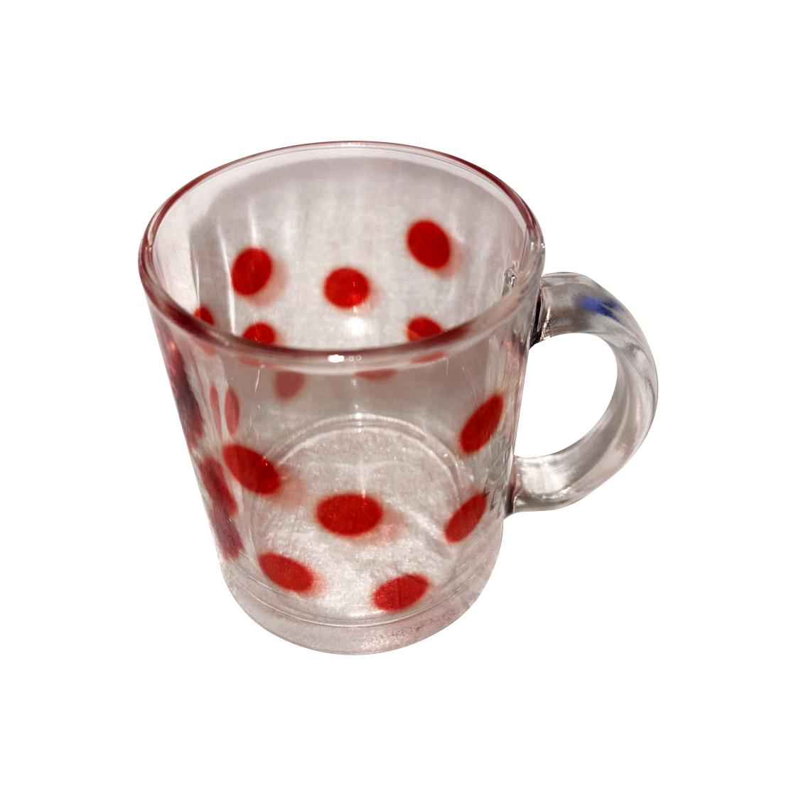 ylwmug23392992 you like what Small blur dot glass mug (red/gloss)
