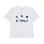 IAB Studio Joke T-Shirt White Navy - Dosan Store Exclusive