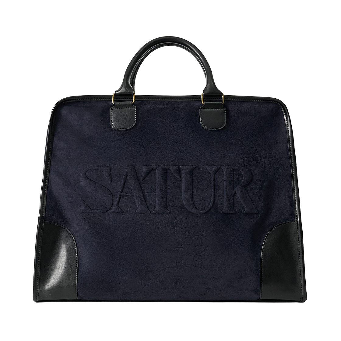세터 베로나 신세틱 스웨이드 빅 보스턴 백 네이비(SATUR Verona Synthetic Suede Big Boston Bag Navy) - 1