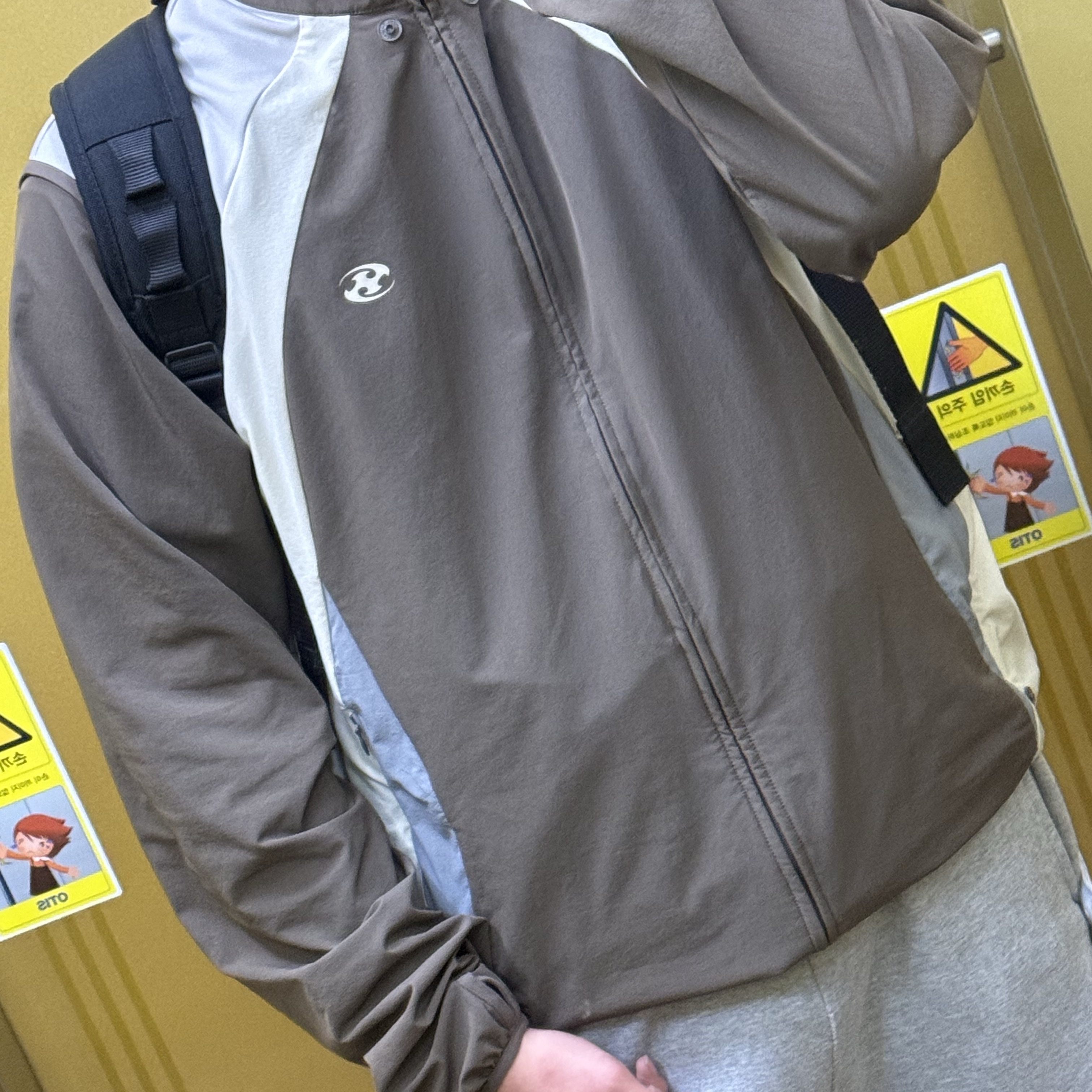 Sansan Gear Conversion Jacket Brown - 23FW 착용 스타일 - 2