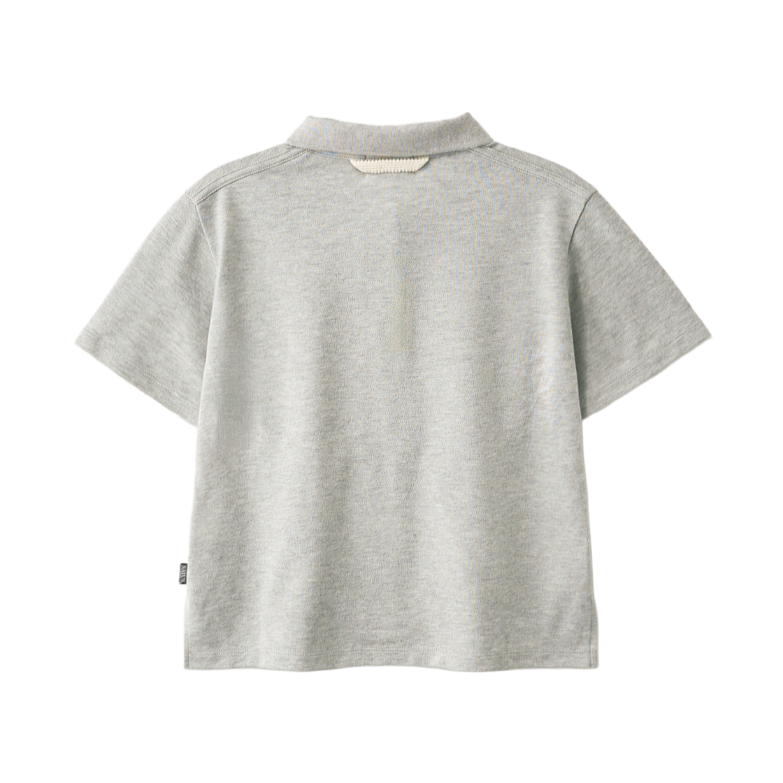 세터 우먼 로렌 피케 폴로 반팔 티셔츠 멜란지 그레이(SATUR W Loren Pique Polo T-Shirt Melange Gray) - 2