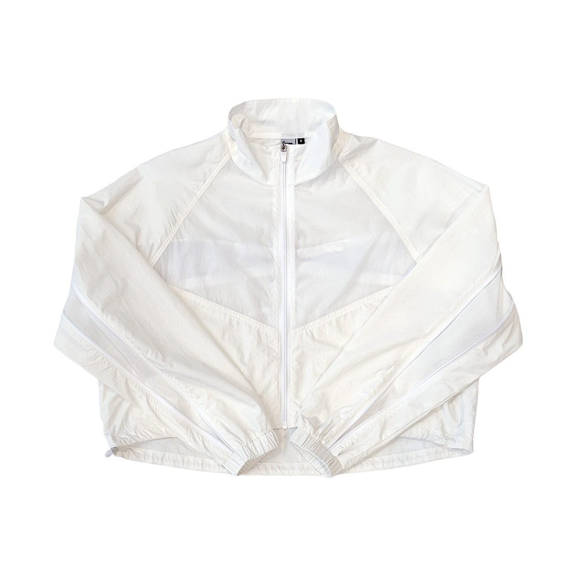 케이지엠 라이트 지퍼 크롭 자켓 아이보리(KZM Light Zipper Cropped Jacket Ivory) - 1