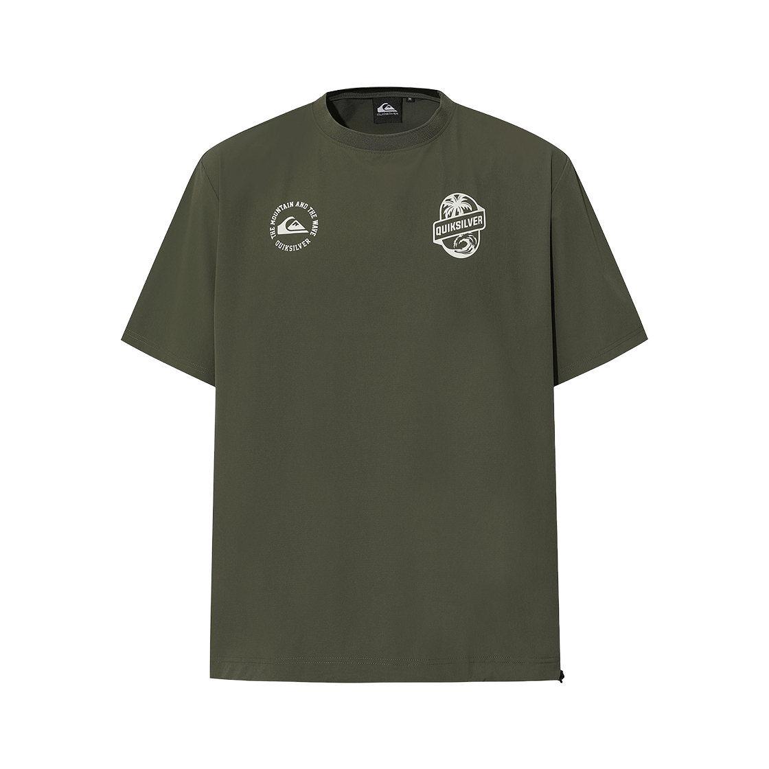 퀵실버 스트레치 우븐 반팔 티셔츠 (QG11ST543GRA)(QUIKSILVER Stretch Woven Short Sleeve T-Shirt (QG11ST543GRA))