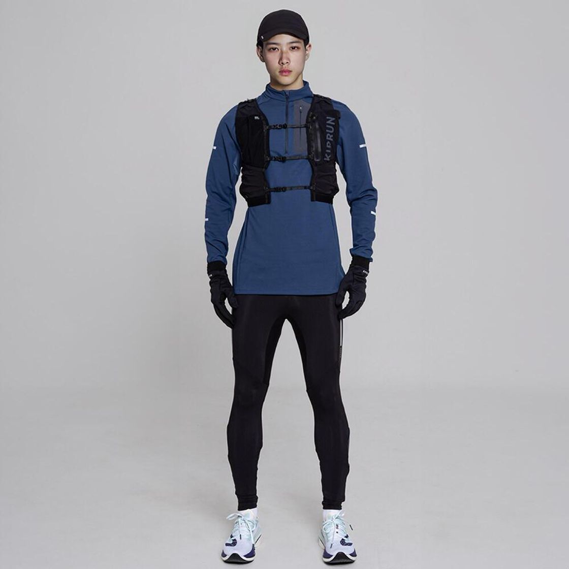 데카트론 남성 러닝 바지 슬림핏 런 드라이 500 스모크 블랙(DECATHLON Men's Running Trousers Slim Fit Run Dry 500 Smoke Black) - 2