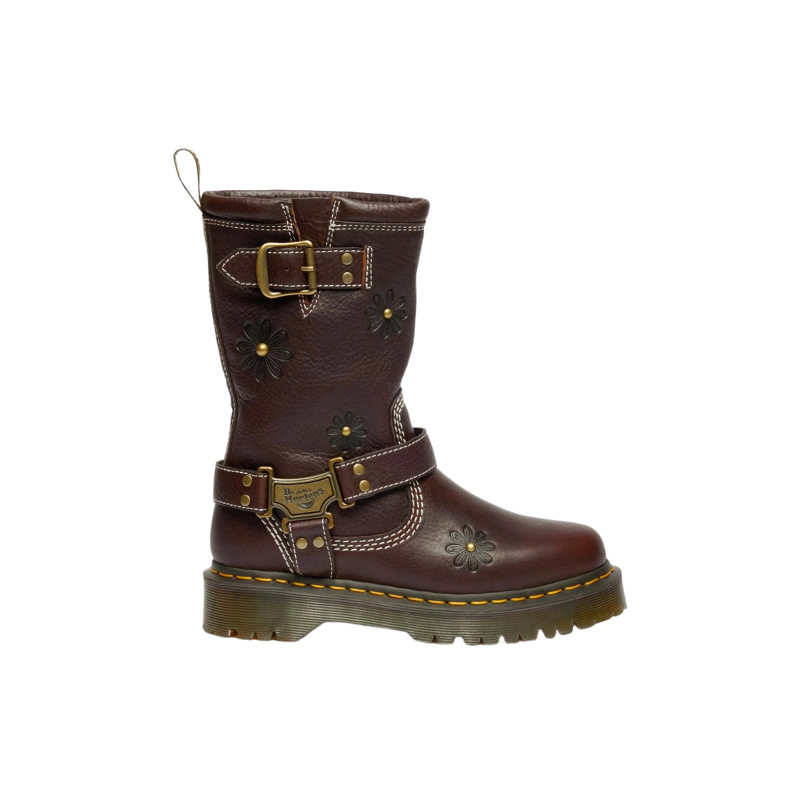 42823200 (W) Dr. Martens Anistone High Flower Brown