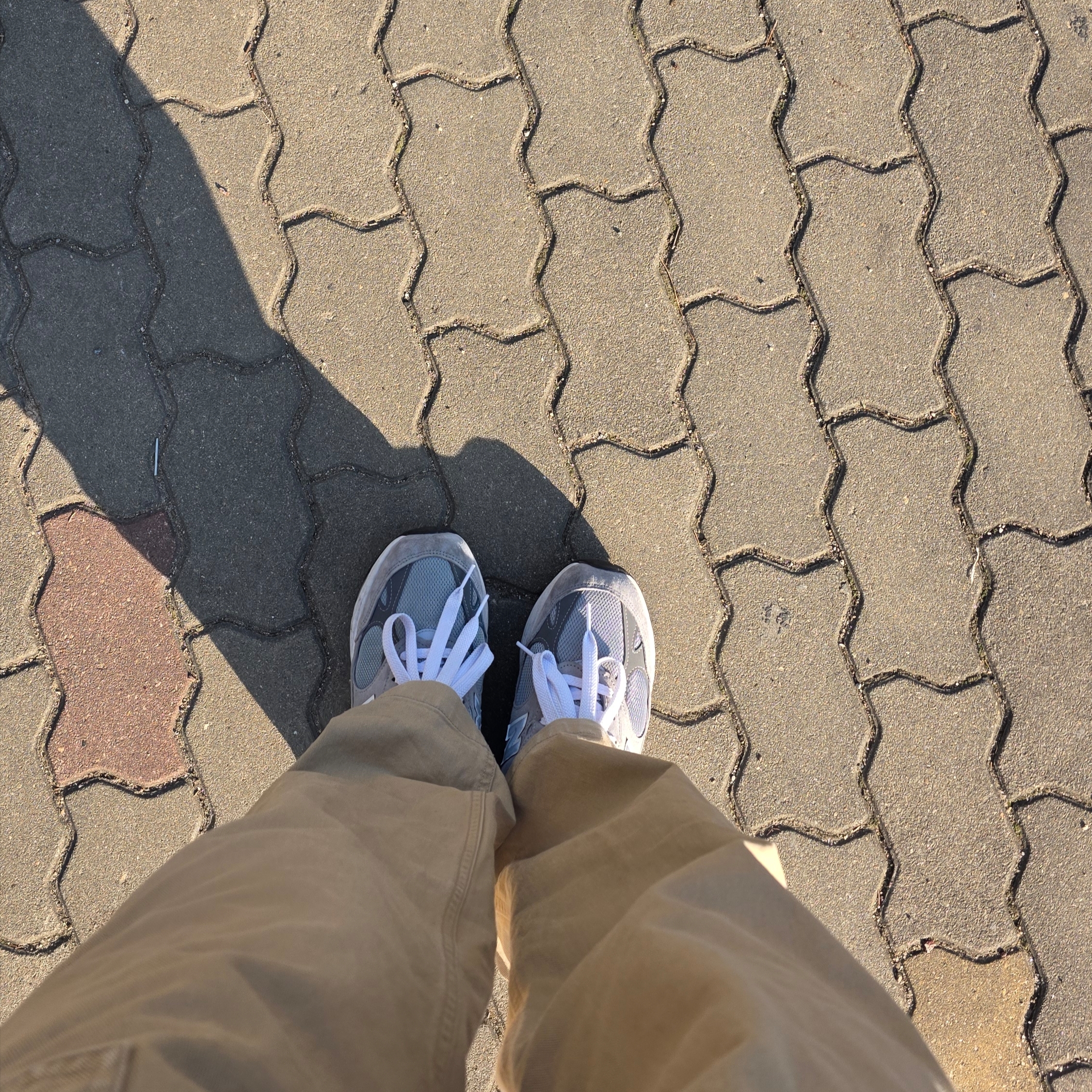 New Balance 993 Made in USA Grey - D Standard 착용 스타일