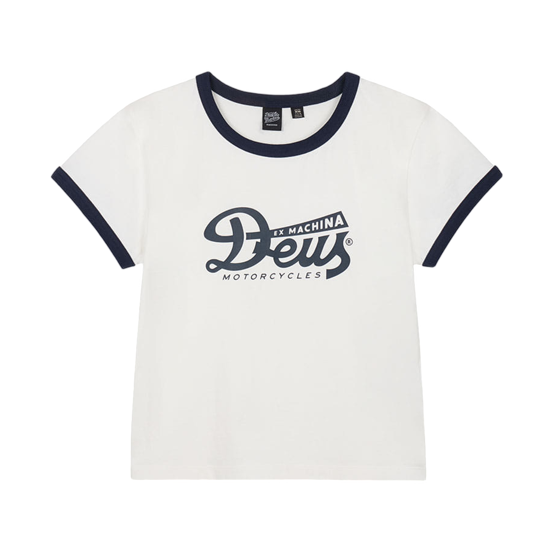 D262WTS020-010 (W) Deus Ex Machina Everyday Ringer T-Shirt White