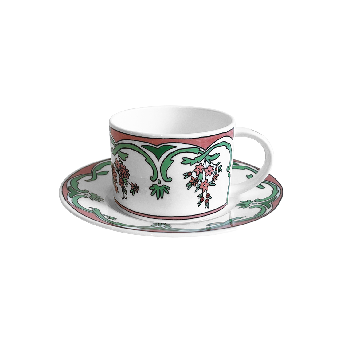 01187 TWIG NEWYORK Marie Cup & Saucer(1set)