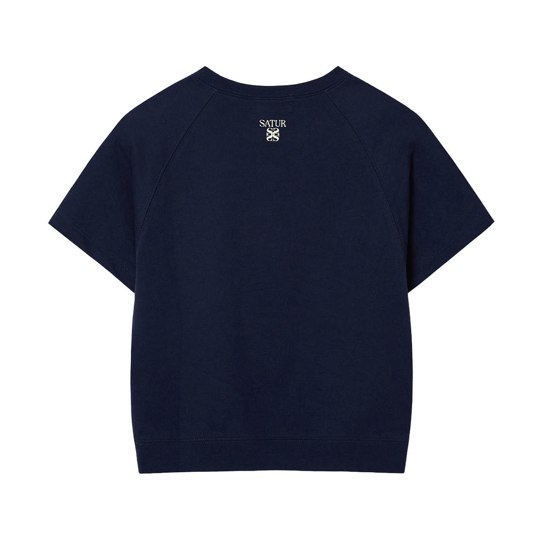 세터 우먼 베이직 하프 스웨트셔츠 네이비(SATUR W Basic Half Sweatshirt Navy) - 2