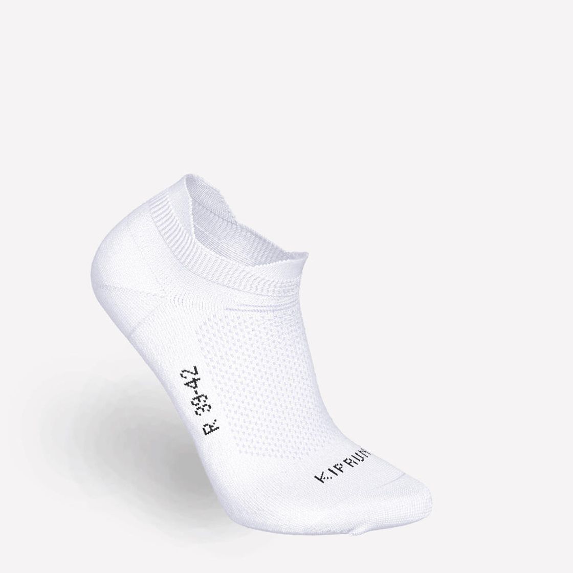 데카트론 러닝 얇은 발목 양말 2켤레 런 500 울트라 화이트(DECATHLON Running Thin Ankle Socks 2 Pairs Run 500 Ultra White) - 5