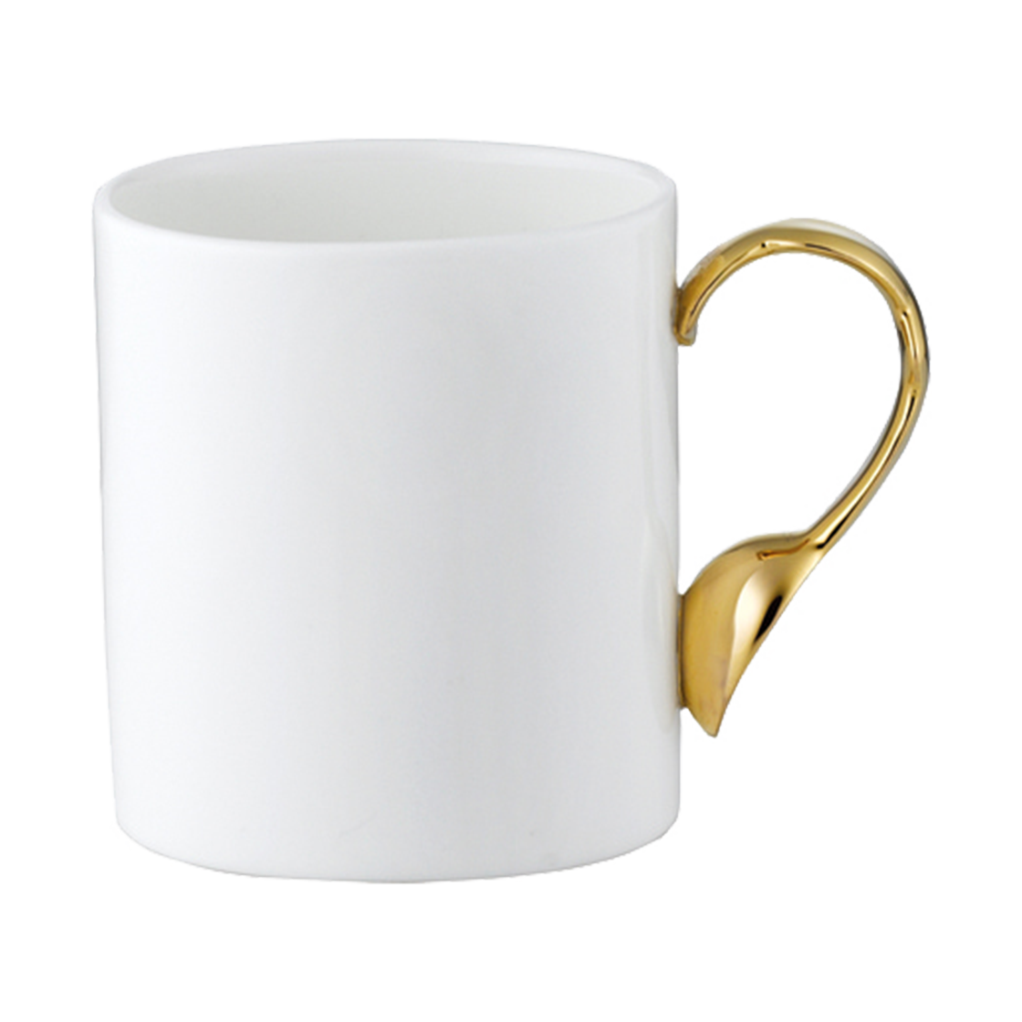 358 TWIG NEWYORK Cutlery gold oval mug