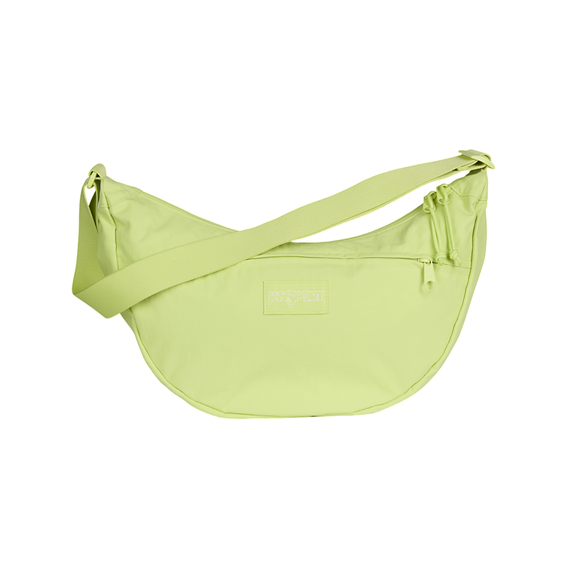 JS0A897GDM5 Jansport Unphased Crossbody Bag Large Lime Citron