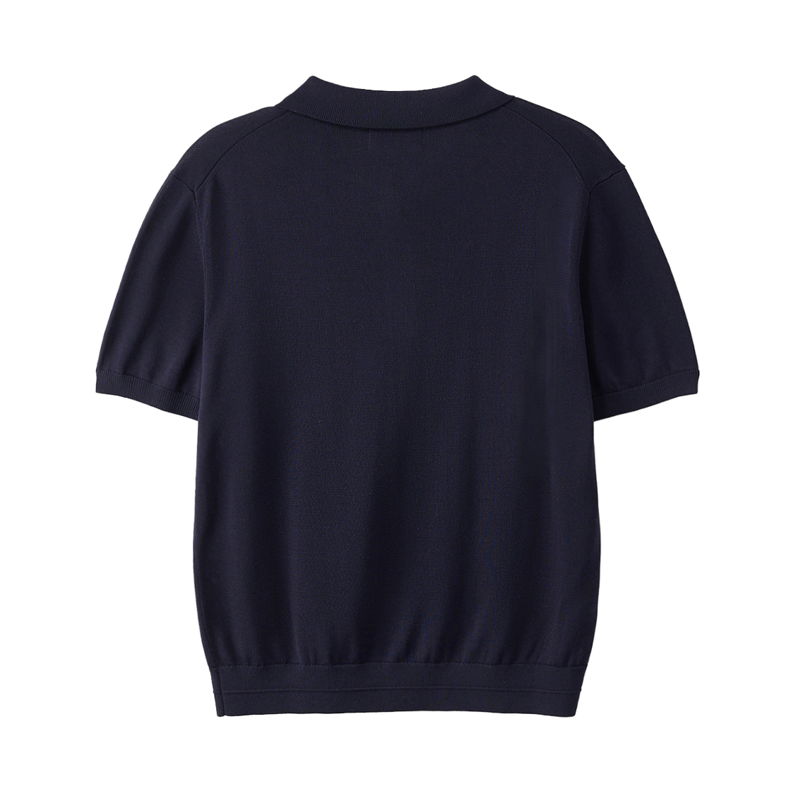 세터 우먼 클래식 칼라 하프 니트 네이비(SATUR W Classic Collar Half Knit Navy) - 2