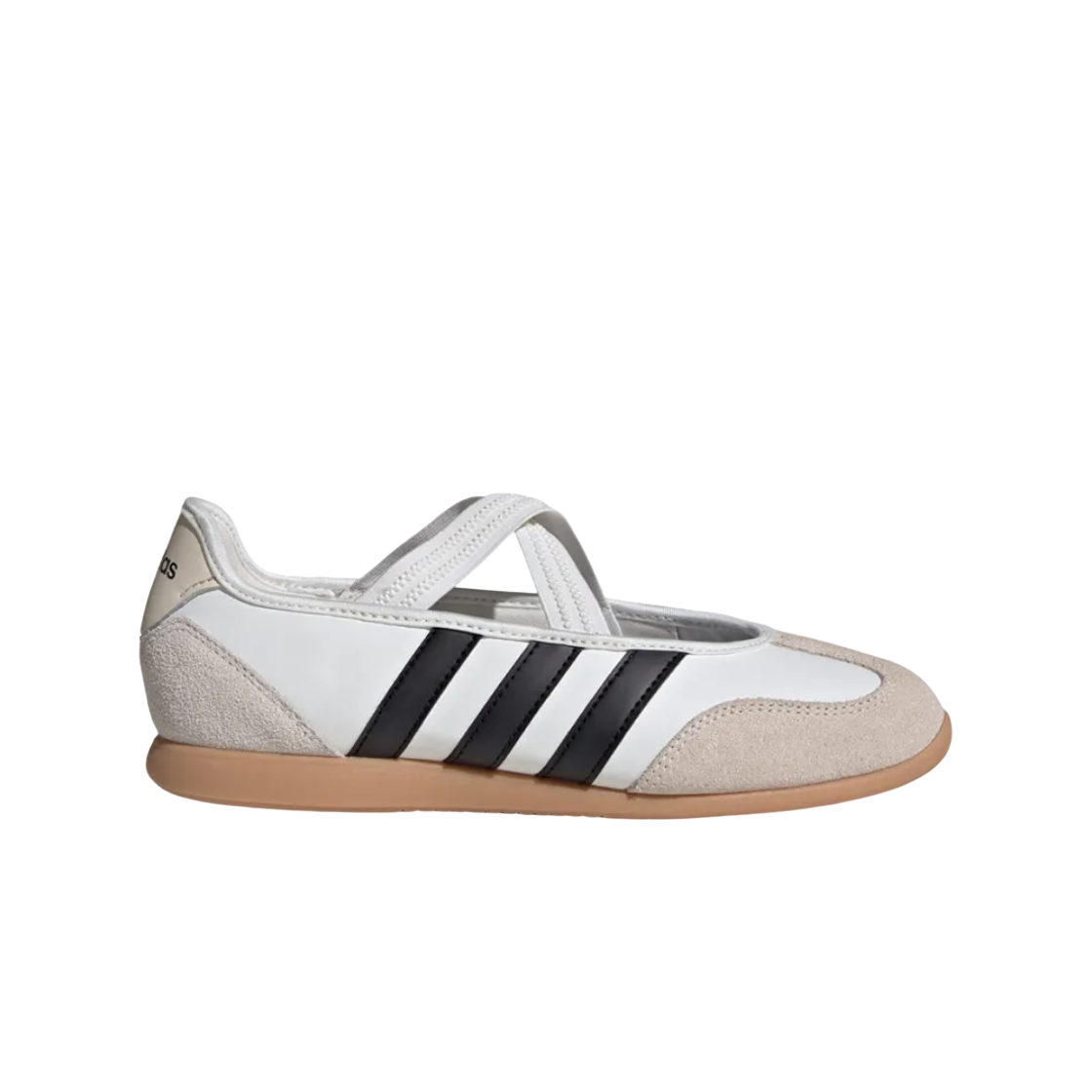 JQ2127 (W) Adidas Barreda Mary Jane Core White Core Black