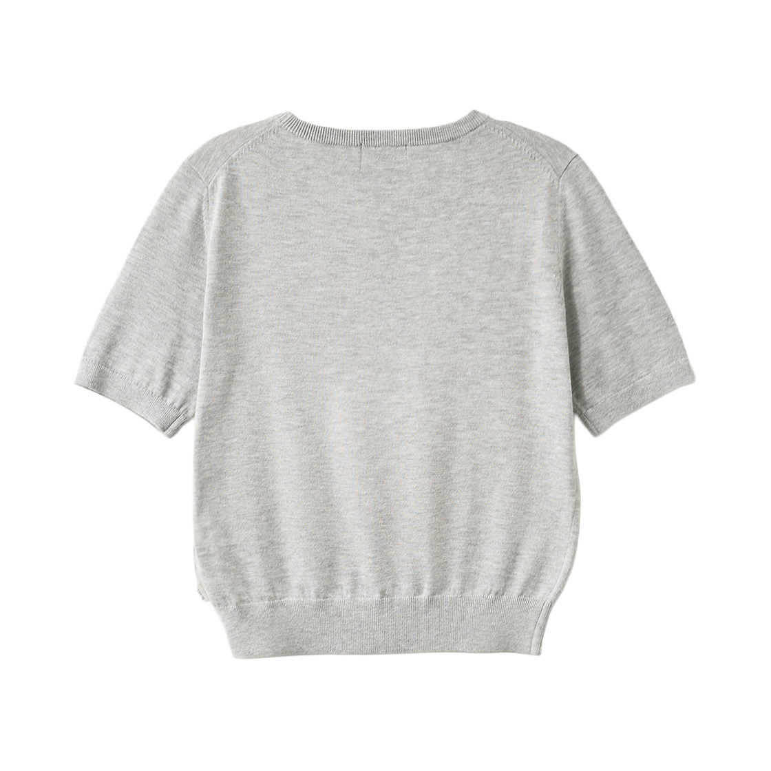 세터 우먼 로렌 파인 하프 니트 멜란지 그레이(SATUR W Loren Fine Half Knit Melange Gray) - 2