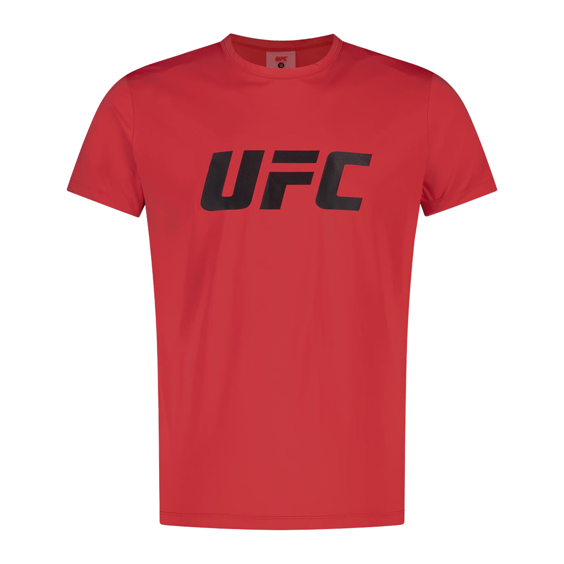 U4SSW2106RE UFC SPORT Tension Big Logo Muscle Fit Short Sleeve Red