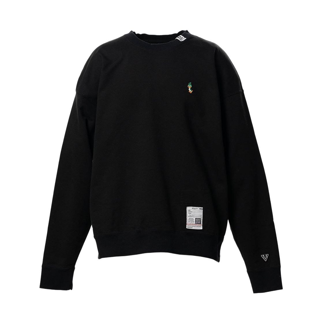 메종 미하라 야스히로 레온 자수 스웨트셔츠 블랙(Maison Mihara Yasuhiro Leon Embroidery Sweatshirt Black)