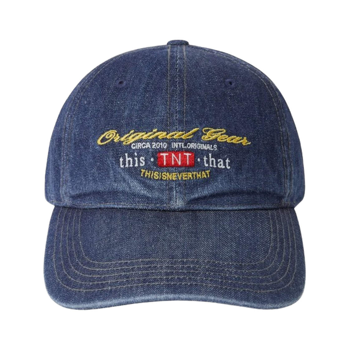 디스이즈네버댓 오리지널 기어 데님 캡 인디고(thisisneverthat Original Gear Denim Cap Indigo)