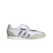 (W) Adidas Barreda Mary Jane Cloud White Silver Metallic