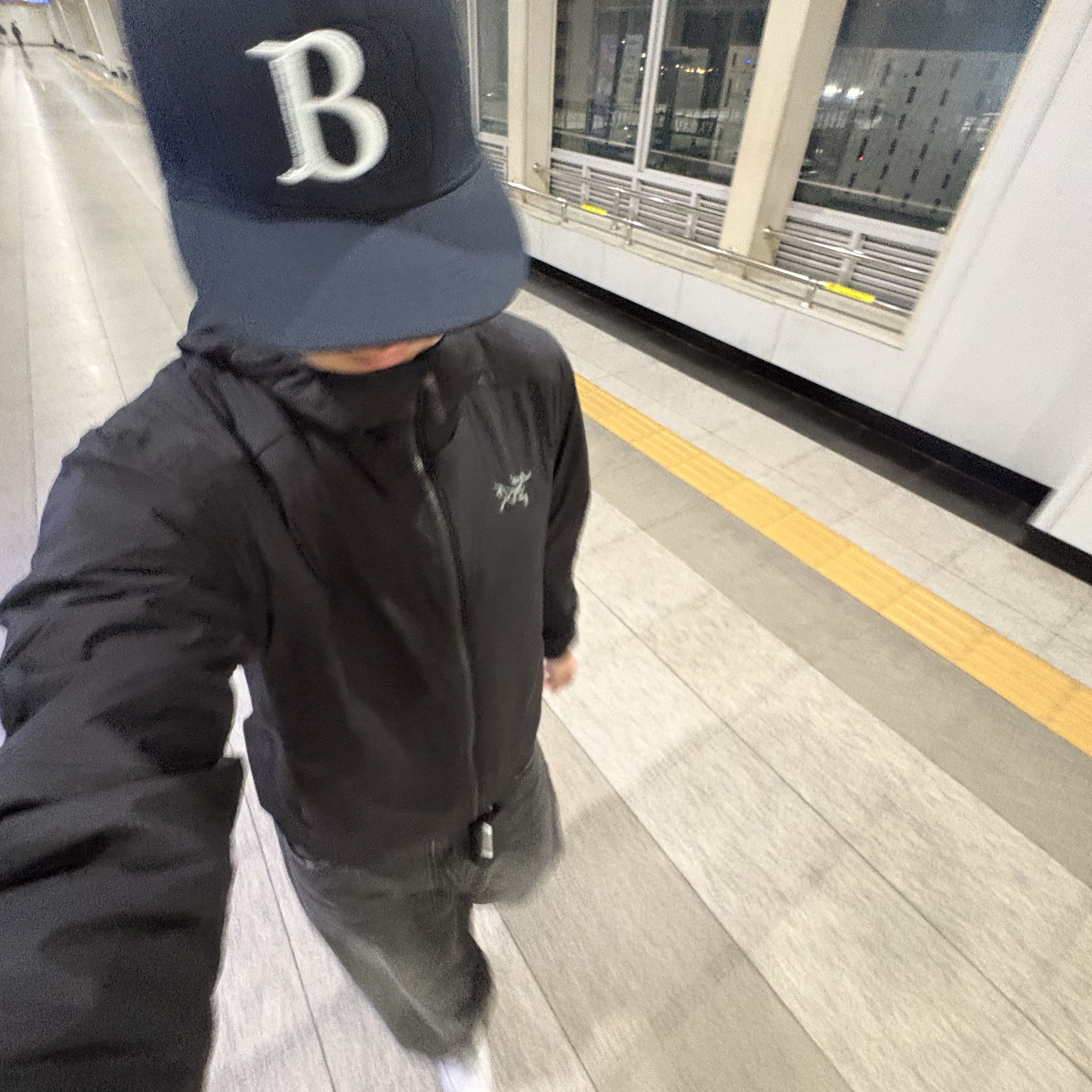 BP2DISORDER BPT Symbol Star Cap Navy 착용 스타일