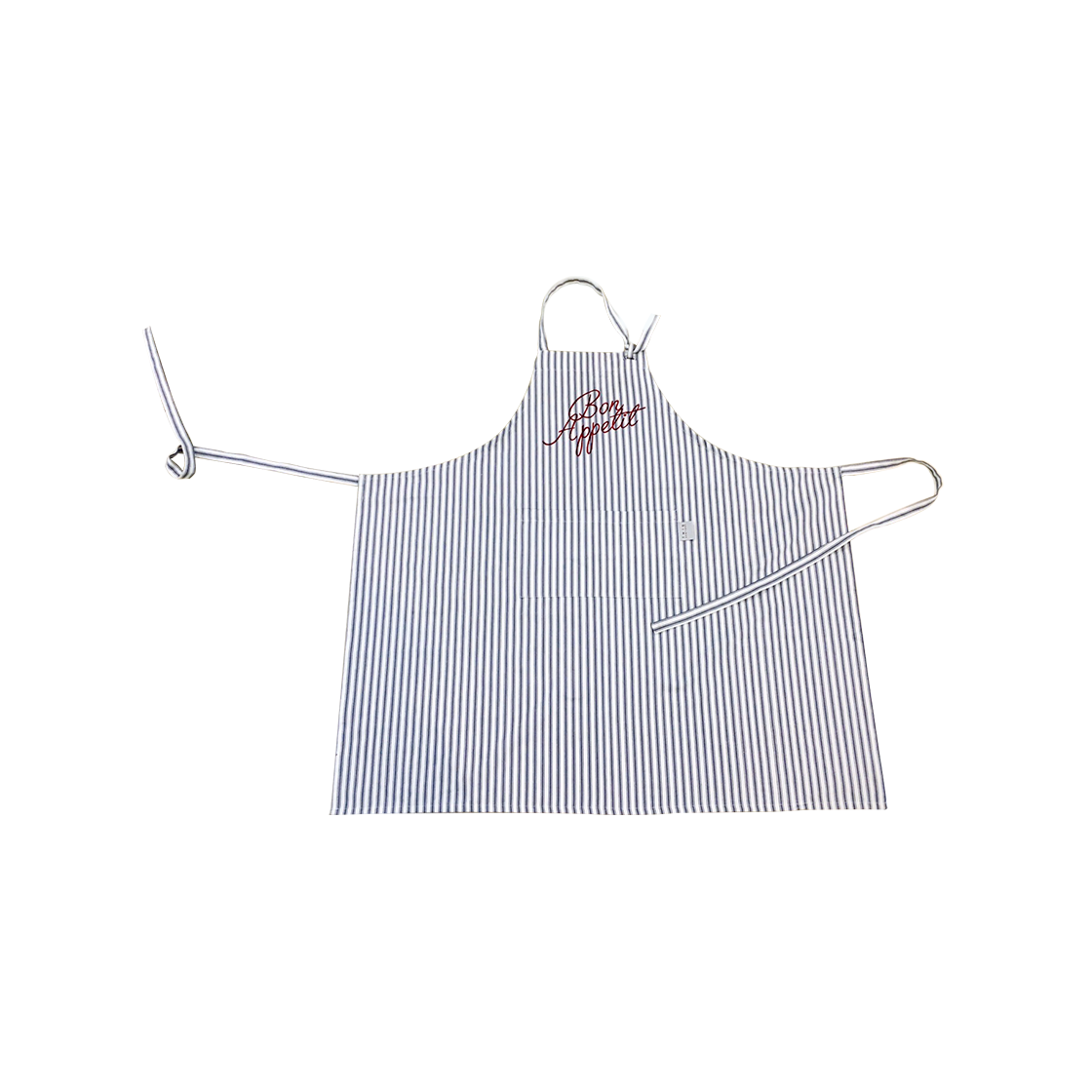 3081 Blue stripe apron