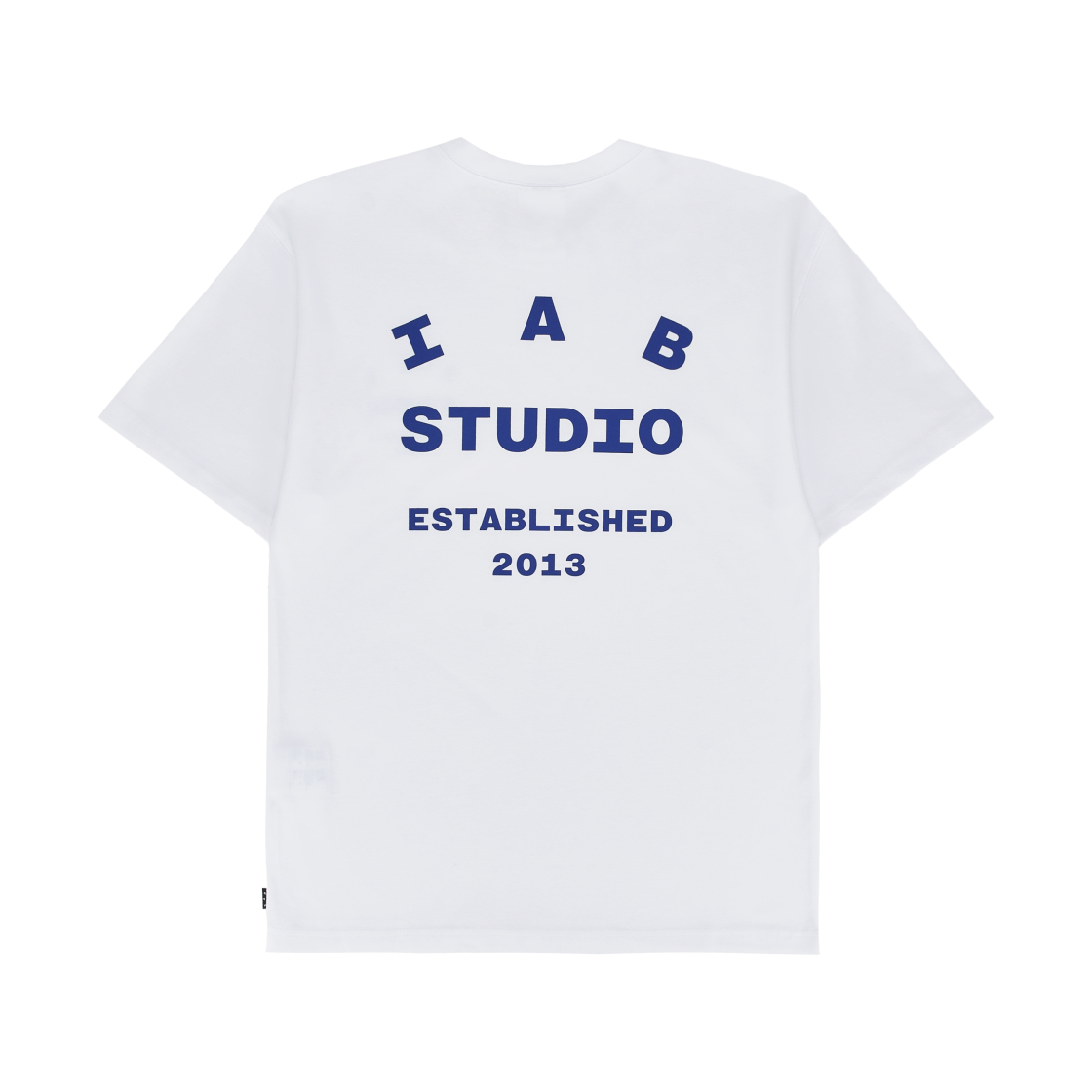 아이앱 스튜디오 26 아이앱 티셔츠 화이트 네이비(IAB Studio 26 IAB T-Shirt White Navy)