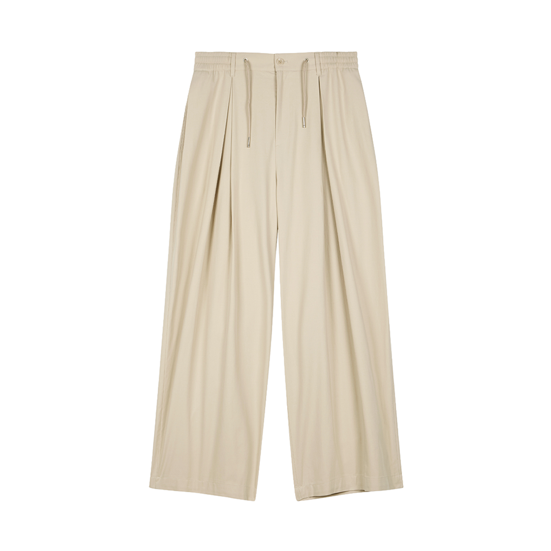 지오송지오 컬렉션 볼륨 와이드 팬츠 라이트베이지 BI2PT209LE(ZIOSONGZIO COLLECTION Volume Wide Pants Light Beige)